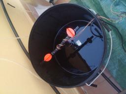 Upgrade idraulico con tubi di PVC da 13mm neri e valvole della Clabber.