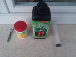 Chilli Focus e PH down in polvere della GHE.