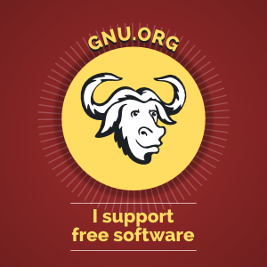 I support free software